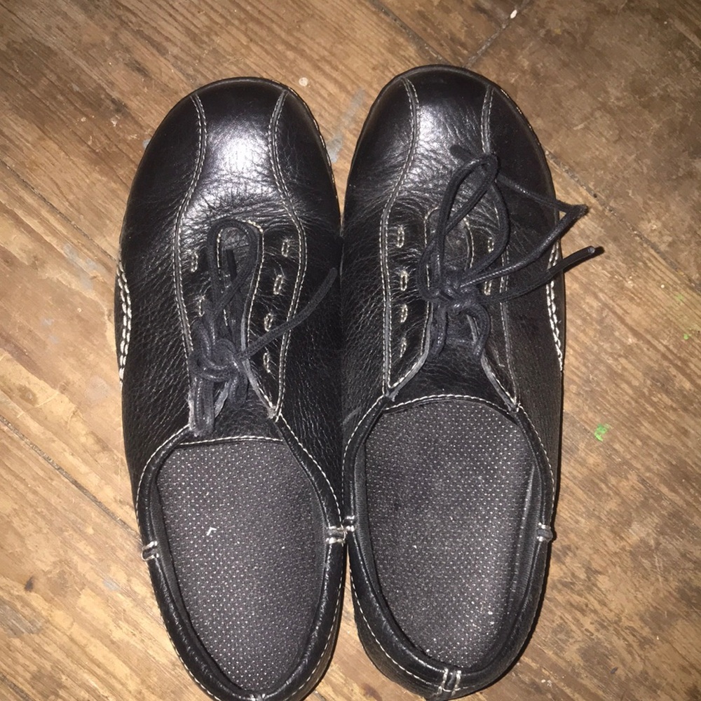Men's Black Leather Shoes